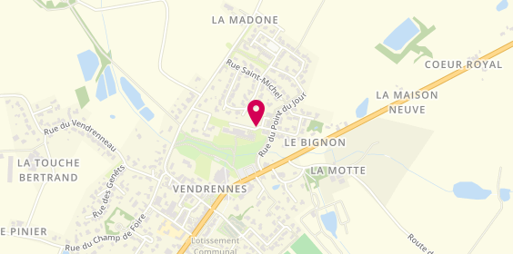 Plan de Residence Autonomie Clair de Lune, Rue Soleil Levant, 85250 Vendrennes