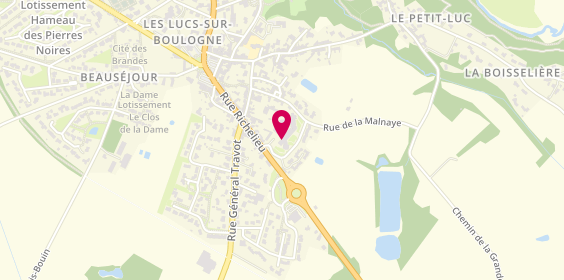 Plan de Ehpad Sainte Anne, 273 Rue Richelieu, 85170 Les Lucs-sur-Boulogne