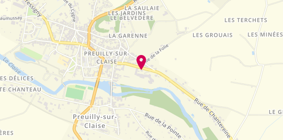 Plan de Maison de Retraite le Dauphin, 2 Route de Bossay, 37290 Preuilly-sur-Claise