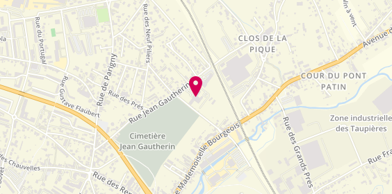 Plan de Les Rives de la Nièvre, 37 Rue Jean Gautherin, 58000 Nevers