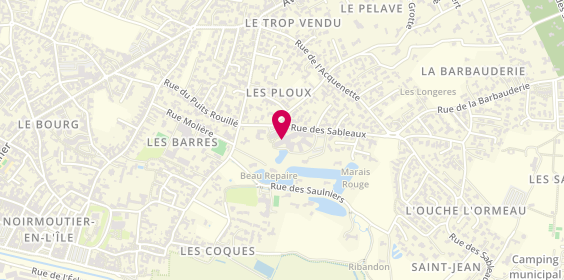 Plan de Ehpad, 2 Rue des Sableaux, 85330 Noirmoutier-en-l'Île