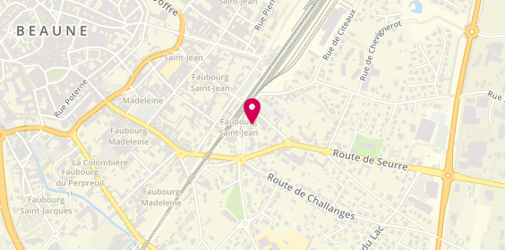 Plan de Résidence Les Bruyères, 1 Rue Chaffotte, 21200 Beaune