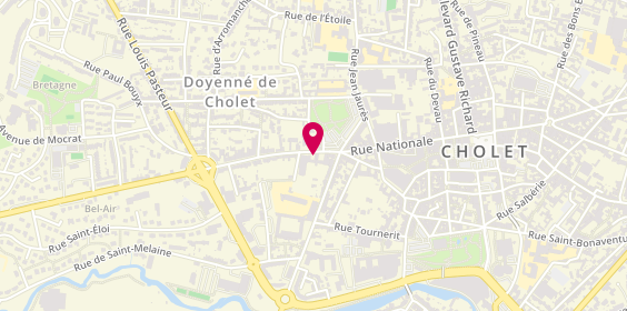 Plan de Résidence Services Seniors Foch Cholet, 13 avenue du Maréchal Foch, 49300 Cholet