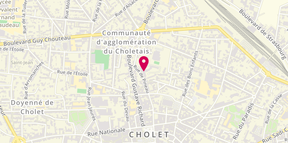 Plan de Résidence Nazareth, 46 Rue de Pineau, 49300 Cholet