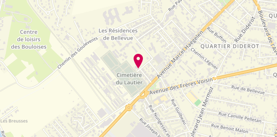 Plan de Ehpad Les Residences de Bellevue, 1 Rue du Président Maulmont, 18000 Bourges