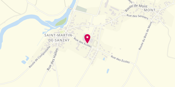 Plan de Résidence Notre Dame des Neiges Ehpad, 15 Rue des Écoles, 79290 Saint-Martin-de-Sanzay