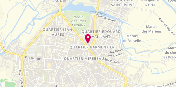 Plan de Association des Services du Quartier Saint Bonnet, 12 Boulevard de la République, 18000 Bourges