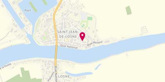 Plan de Maison de Retraite la Saône, place d'Armes, 21170 Saint-Jean-de-Losne