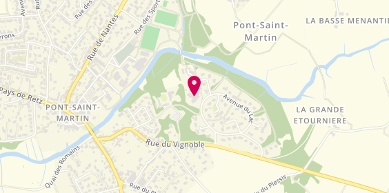 Plan de EHPAD Résidence la Roselière, avenue du Lac, 44860 Pont-Saint-Martin