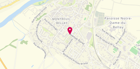 Plan de Maison de Retraite Publique, 75 Boulevard Marronniers, 49260 Montreuil-Bellay
