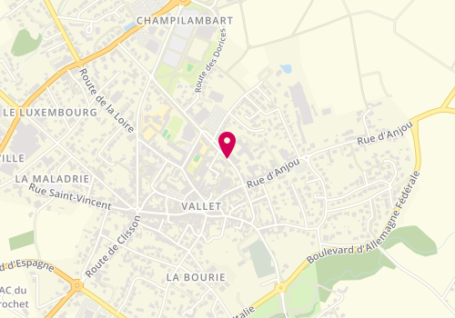 Plan de Residence Les Pampres Dores, 8 Bis Boulevard Evariste Dejoie, 44330 Vallet
