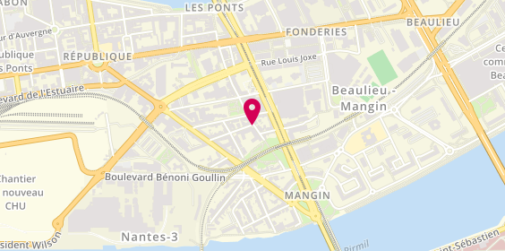 Plan de Ehpad la Madeleine, 1 Rue Récollets, 44200 Nantes