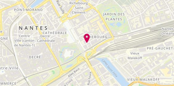 Plan de Résidence Richebourg, 40 Rue de Richebourg, 44000 Nantes