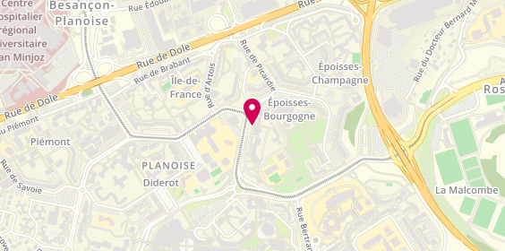 Plan de Logement Foyer Hortensias, 15 Avenue Bourgogne, 25000 Besançon