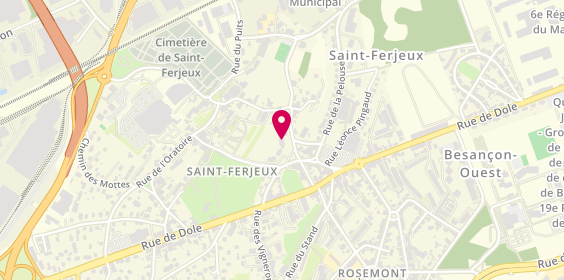 Plan de Maison de Retraite de Saint Ferjeux, 9 Bis Rue de la Basilique, 25000 Besançon