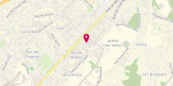 Plan de Mfd - Ehpad la Retraite, 132 Rue de Belfort, 25000 Besançon