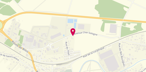 Plan de Ehpad Cher Sologne, 19 avenue Cher Sologne, 41130 Selles-sur-Cher