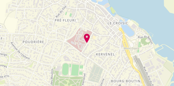 Plan de Ehpad Les Lauriers et Cote Sauvage, Rue Georges Clemenceau, 44490 Le Croisic