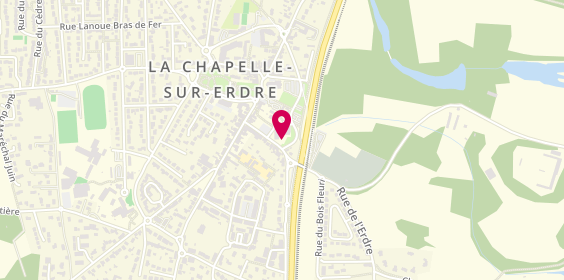 Plan de EHPAD - Bel air la Chapelle sur Erdre (Groupe VYV), 4 Rue de l'Erdre, 44240 La Chapelle-sur-Erdre