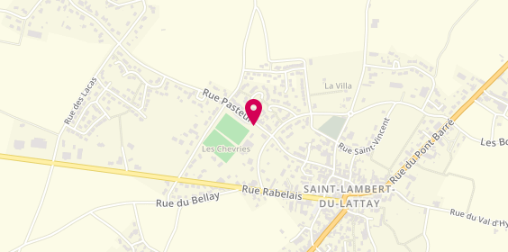 Plan de Maison de Retraite, Saint Lambert du Lattay 36 Rue Pasteur, 49750 Val-du-Layon