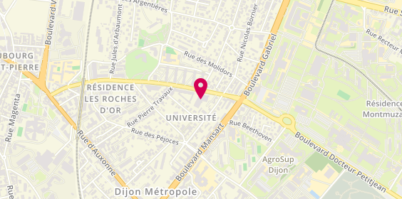 Plan de Ehpad Residence Les Begonias, 44 Boulevard de l'Université, 21000 Dijon