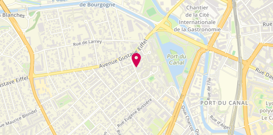 Plan de Ehpad Residence le Port du Canal, 40 Rue des 3 Forgerons, 21000 Dijon