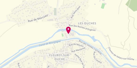 Plan de Mapad, Rue du Lavoir, 21410 Fleurey-sur-Ouche