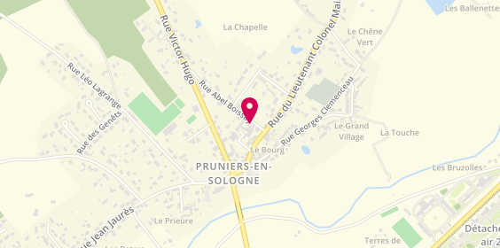 Plan de Logement Foyer Les Prunelles, 63 Place Mendès France, 41200 Pruniers-en-Sologne