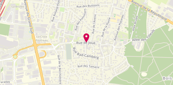 Plan de Logement Foyer Pour Personnes Agees, 14 Rue de Joué, 37170 Chambray-lès-Tours