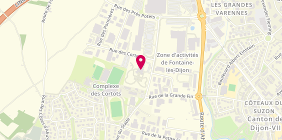 Plan de Ehpad Belfontaine, 3 Rue Georges Bourgoin, 21121 Fontaine-lès-Dijon