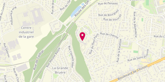 Plan de Ehpad Residence Grands Chenes, 13 Rue de la Résidence, 37300 Joué-lès-Tours