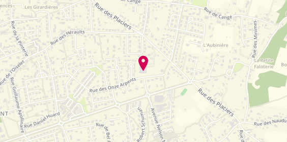Plan de Korian le Vençay, 32 Rue des 11 Arpents, 37550 Saint-Avertin