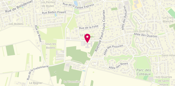 Plan de Villa Éléonore - Ehpad à Montlouis-sur-Loire (37) | LNA Santé, 5 Rue Eugène Bizeau, 37270 Montlouis-sur-Loire