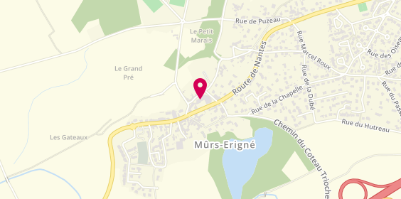 Plan de Maison de Retraite la Buissaie, 85 Route de Nantes, 49610 Mûrs-Erigné