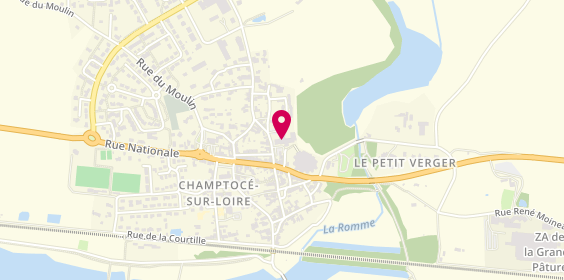 Plan de Ehpad Les Hauts du Chateau, 2 Rue du Tire Jarrets, 49123 Champtocé-sur-Loire