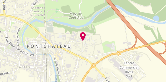 Plan de Maison Retraite la Chataigneraie, 45 Rue Nantaise, 44160 Pontchâteau