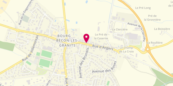 Plan de Maison de Retraite Yvon Couet, 25 Rue d'Angers, 49370 Bécon-les-Granits