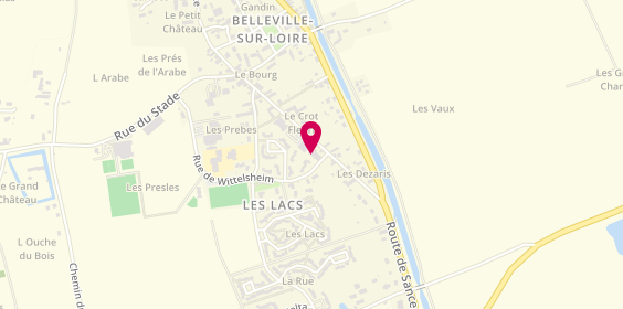 Plan de Résidence Bellevill'Âge ADMR, 20 Rue de Beaumont, 18240 Belleville-sur-Loire