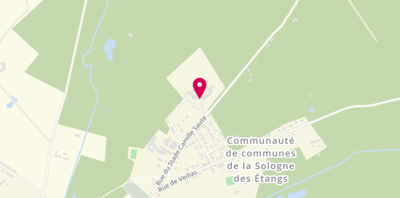 Plan de Ehpad l'Orée des Pins, Rue du Stade Camille Saute, 41210 Neung-sur-Beuvron
