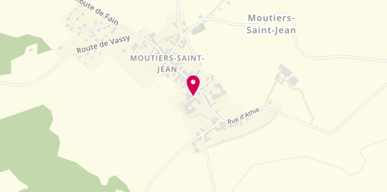 Plan de EHPAD de Moutiers-Saint-Jean, 8 Place Hôpital, 21500 Moutiers-Saint-Jean