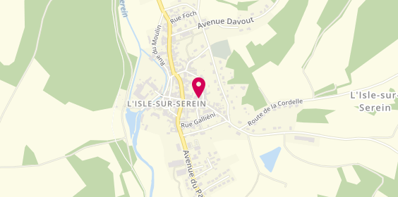 Plan de Maison de Retraite l'Isle-sur-Serein, 3 Rue Joffre, 89440 L'Isle-sur-Serein