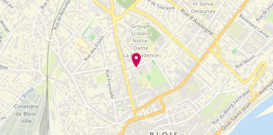 Plan de Maison Retraite Charles de Blois, 7 Rue d'Artois, 41000 Blois