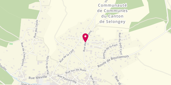 Plan de Residence Mutualiste le Champ de Mars, 16 Rue des Moutons, 21260 Selongey