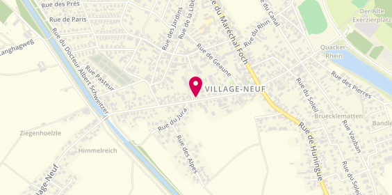 Plan de Maison de Retraite Jean Monnet, 53 Rue du Général de Gaulle, 68128 Village-Neuf