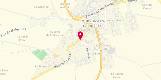 Plan de EHPAD Courson-les-Carrières, Rue Druyes, 89560 Courson-les-Carrières