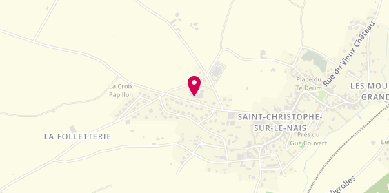 Plan de Maison Retraite la Croix Papillon, Av. Eugène Hilarion, 37370 Saint-Christophe-sur-le-Nais