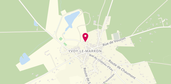 Plan de La résidence du Bourg, Place Eglise, 41600 Yvoy-le-Marron