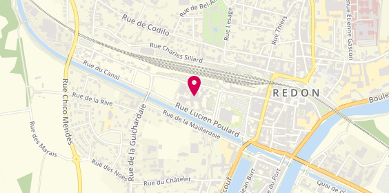 Plan de Residence Les Charmilles E.H.P.A.D, 3 Rue Lucien Poulard, 35600 Redon