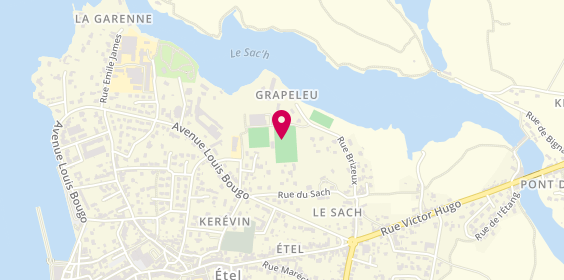 Plan de Maison de Retraite EHPAD Men-Glaz, 33 Rue Brizeux, 56410 Étel
