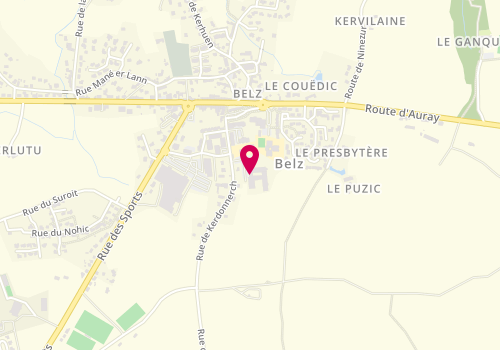 Plan de Villa Océane - Ehpad à Belz (56) | LNA Santé, 15 Rue de Kerdonnerch, 56550 Belz